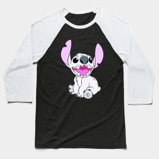 White Stitch Character Baseball T-Shirt